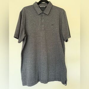 Travis Mathew Men's Gray Polo Shirt